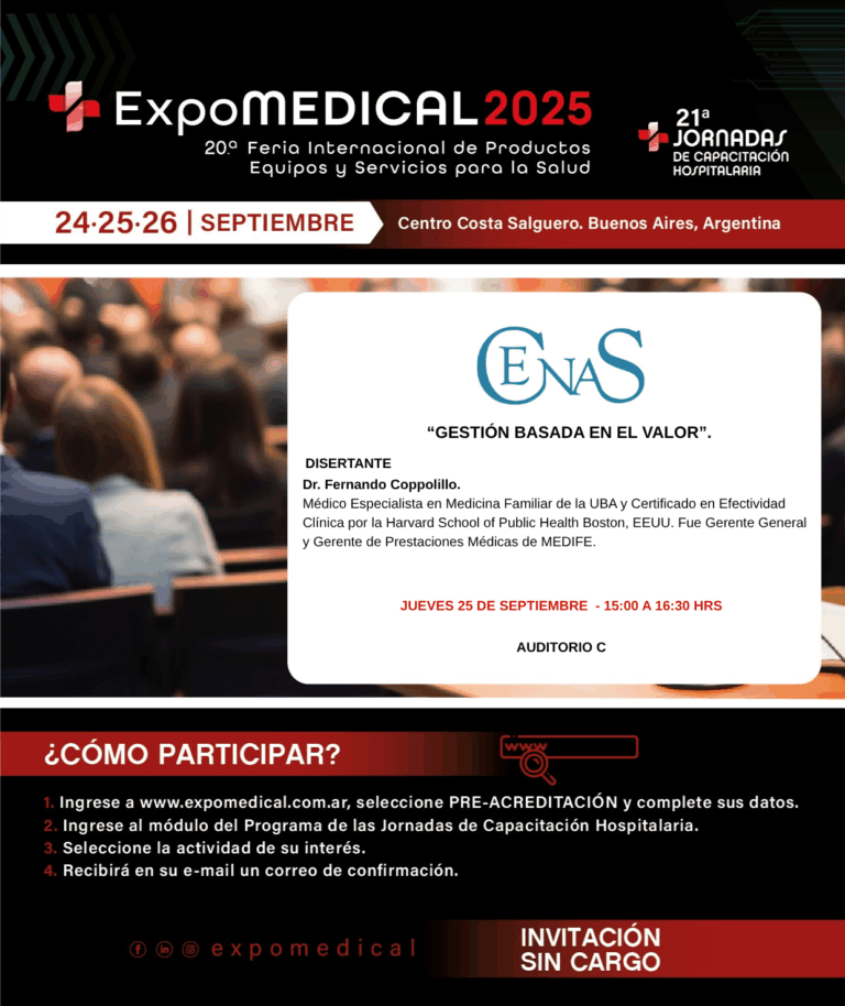 Lee más sobre el artículo El CENAS participará en ExpoMedical 2025